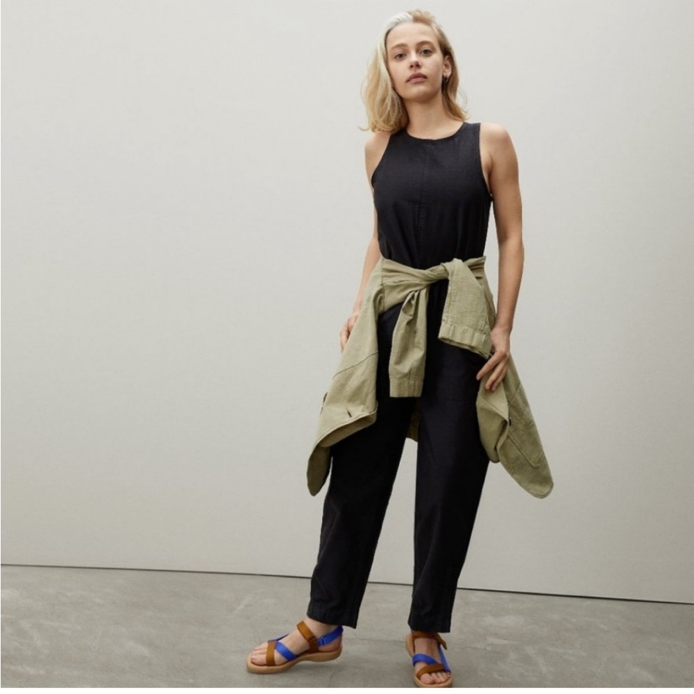 Everlane Fatigue Jumpsuit Black Sz 6